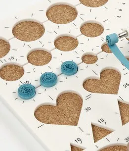 Квиллинг шаблон доска с пробковой подложкой для DIY Ремесло бумажные полосы