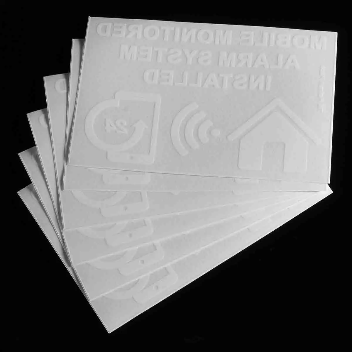 

Новый Safurance 6xmobile Контролируемая система сигнализации установленный Предупреждение ительный знак внутренняя наклейка 130x87 мм безопасность ...