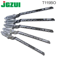 5pcslot 60mm 82mm hcs t119bo jig saw blades for for resin hard and soft wood laminated boardrct