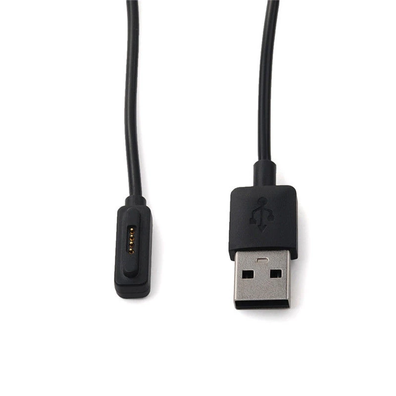 1 м черный Портативный USB зарядный кабель для ASUS ZenWatch 2 WI501Q WI502Q Смарт часы