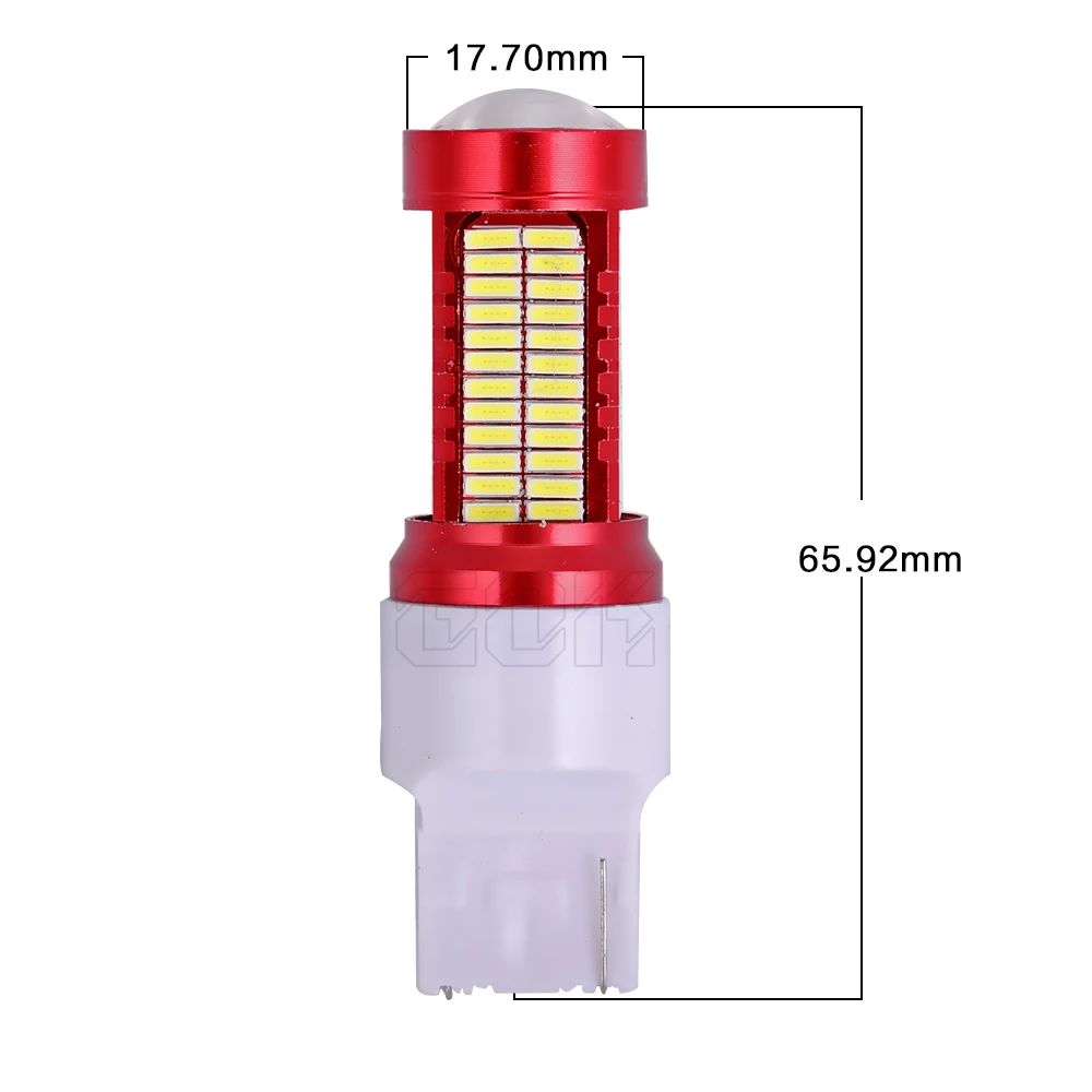 Автомобисветодиодный светодиодные лампы T20 led 7440 7443 WY21W 106 4014 SMD резервные огни
