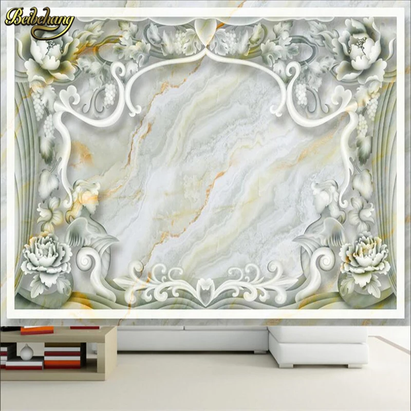 Европейский мраморный крупный обои 3d Custom Mural для стен 3 d Hotel Bar Ceiling Wallpaper Photo Murals on.