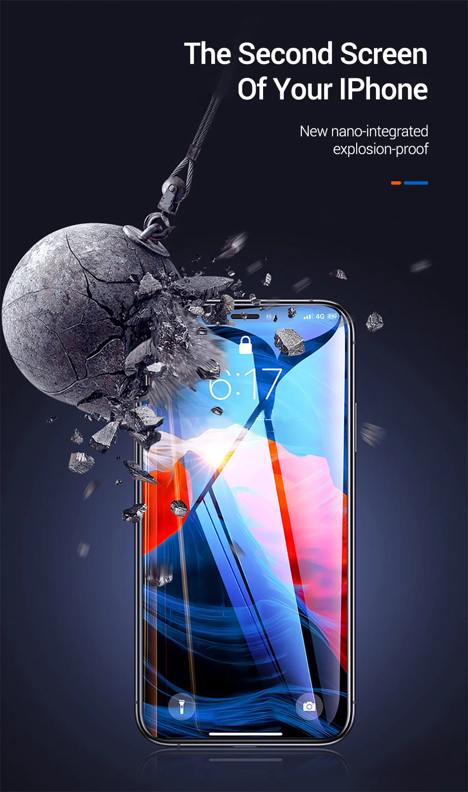 DIVI [2-Pack] Защита экрана закаленное стекло для iPhone Xs Max Xr X XS полное покрытие IP Xsmax ipone защитное стекло Защита R