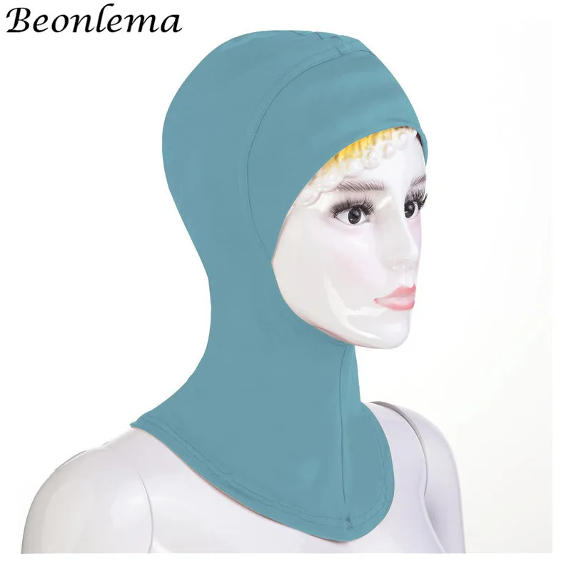 Beonlema Muslim Hijabs Bonnet Vrious Color Inner Turban Hidjab turbante Women Girl Islamic Hijab Head Wrap Modal Headcarf | Тематическая