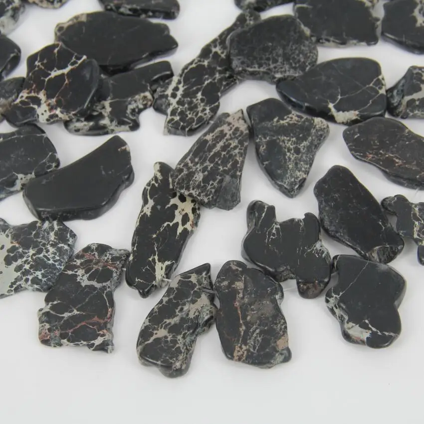 Цепочка с подвеской из натурального камня императора 15 5 дюйма|stone flat|flat beadsbeads pendant