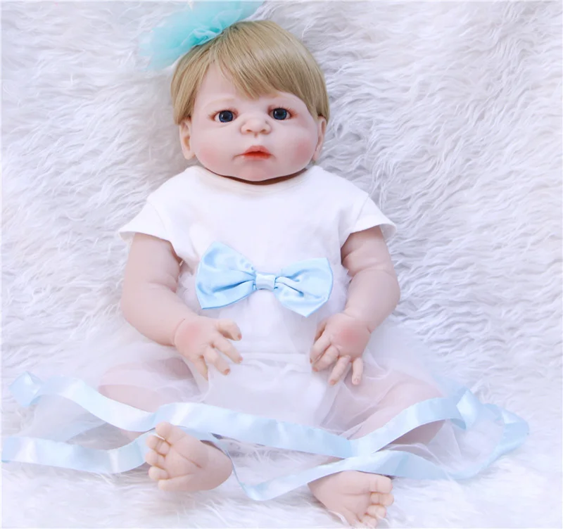 Кукла реборн силиконовая полноразмерная 55 см | Игрушки и хобби