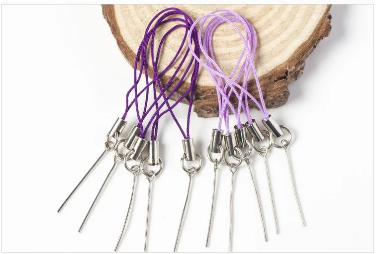 Красочные Черный Веревка телефон брелок девять Pin подвеска Подвески DIY ювелирных