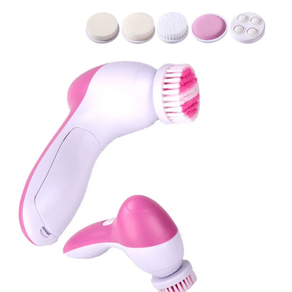 Массажер 5 в 1 Elektrische Gesicht Waschen Maschine Gesichts Poren reiniger Korper Reinigung|massage|massage massages |