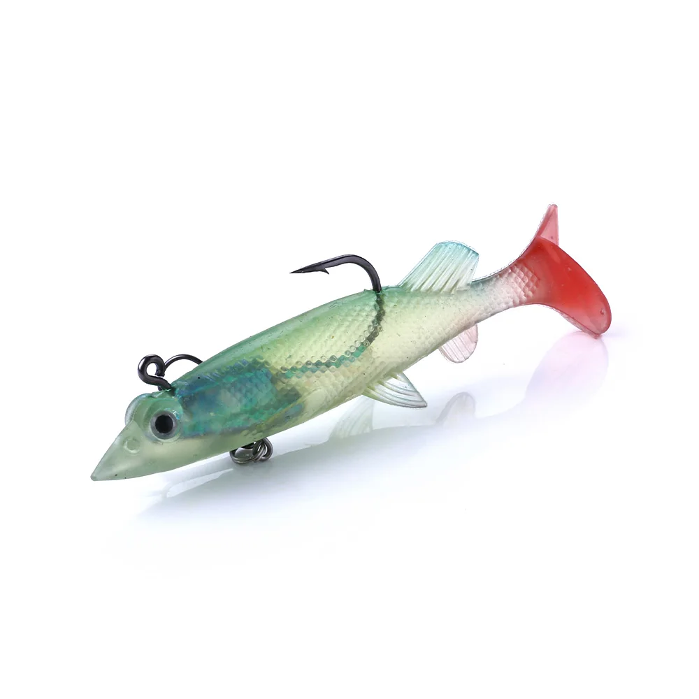2PC Spring Fishing Jig Head Lure Soft 12CM 26G soft baits shad plastic Sillicon lure Dropship | Спорт и развлечения