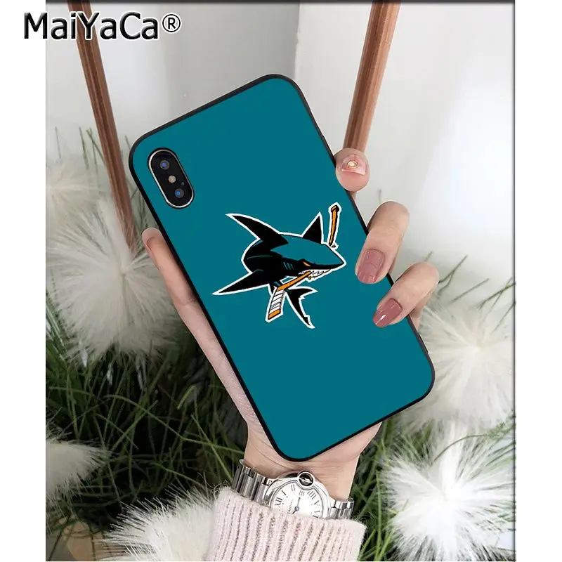 A7 MaiYaCa Сан-Жозе акулы высокое качество чехол для телефона iPhone X XS MAX 6 6s 7 7plus 8 8Plus 5 5S SE XR - Цвет: A7
