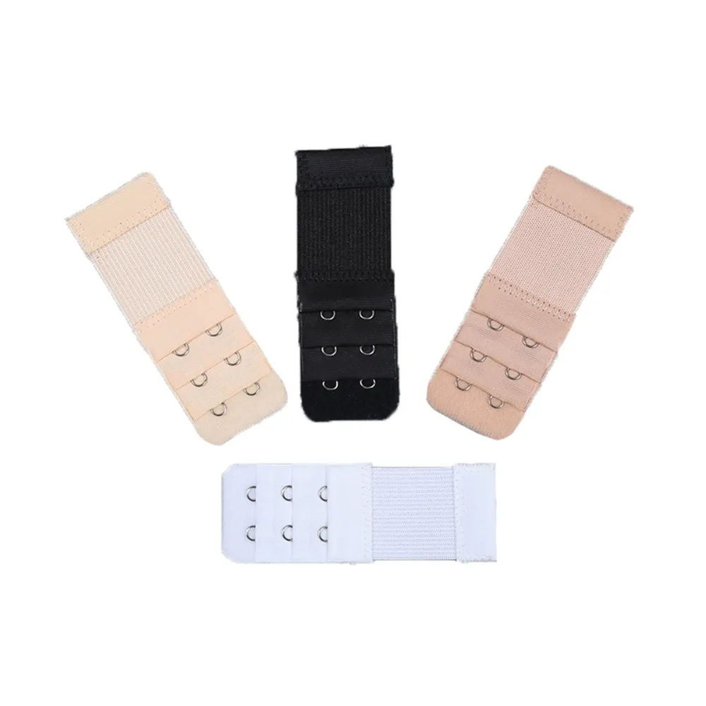 Женский расширитель для бюстгальтера 2 ряда 3 крючка эластичный удлинитель