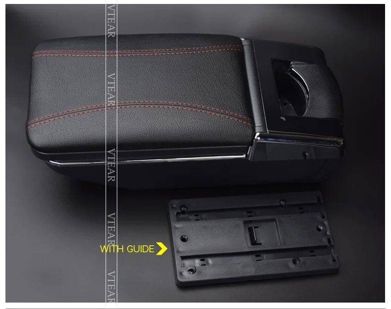 Vtear для Geely gc6 автомобильный подлокотник кожаный подлокотник usb коробка для хранения Стайлинг автомобильный Декор центральная консоль аксессуары авто джили
