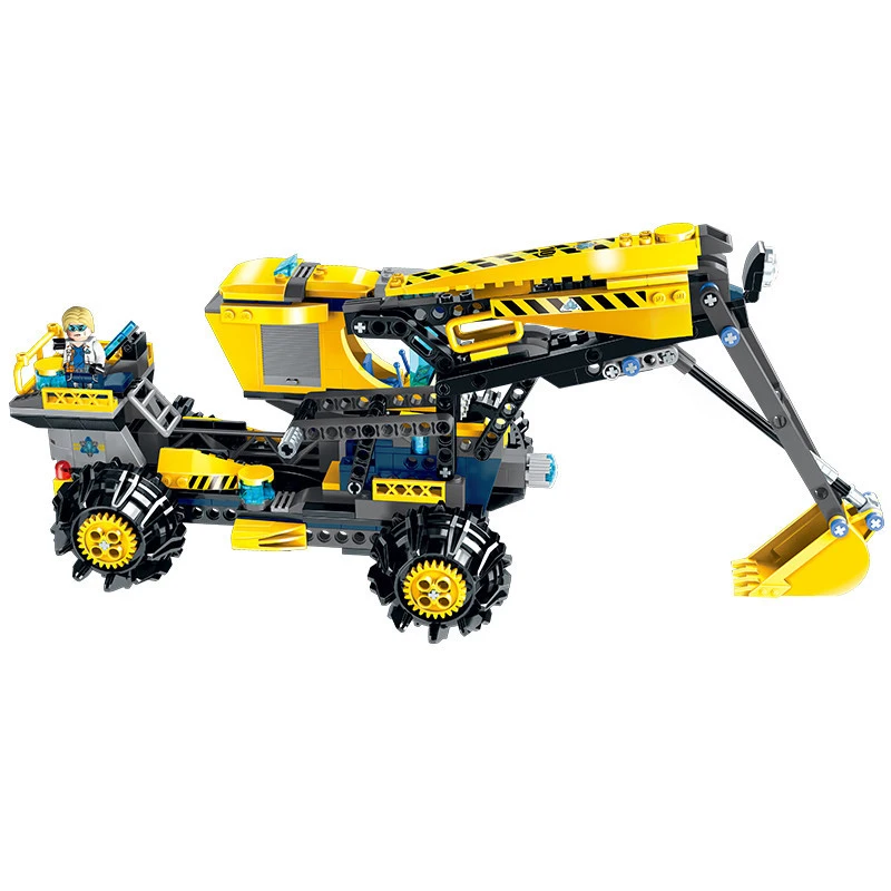 457 шт. детские строительные блоки игрушка Совместимость с legoingly city Engineering spar отряд