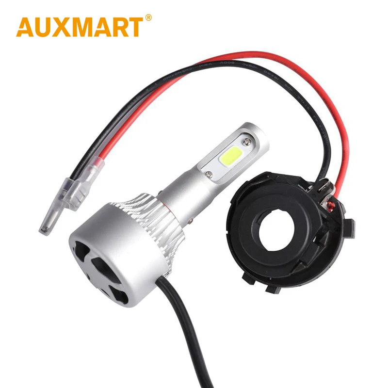 Auxmart H7 светодиодный адаптер для лампы фар для Volkswagen VW Golf MK7 светодиодный Авто H7 База держатель Гнездо для VW Golf MK 7