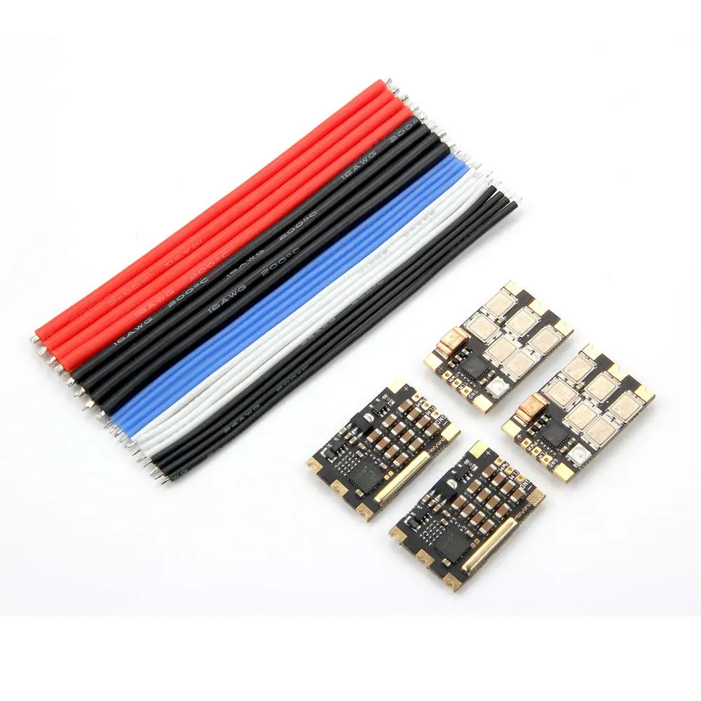 Самая высокая температура 4 шт. Holybro Tekko32 F3 металлический ESC 65A BLheli_32 DShot1200 с диагональю экрана 3-6 S ESC w/F3 MCU& светодиодный для дрона с дистанционным управлением