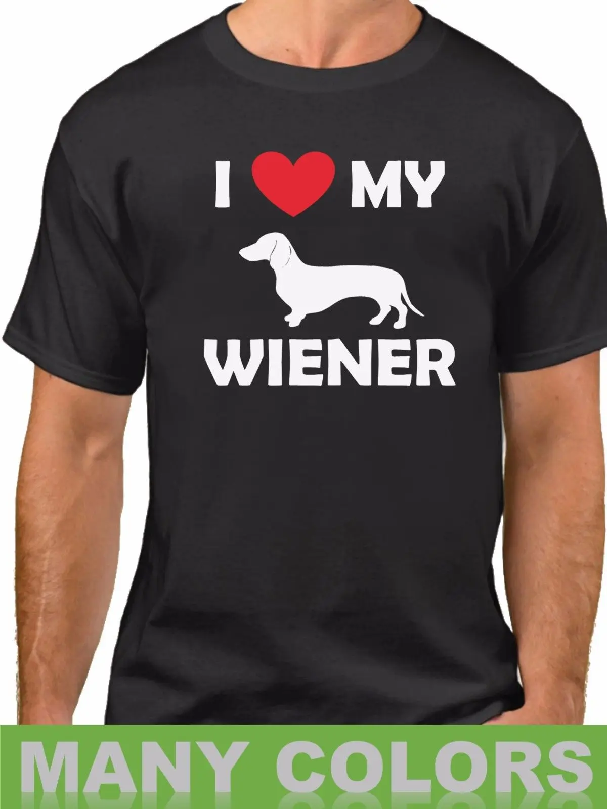 Футболка с надписью I Love My Wiener Dachshund Октоберфест Цинциннати футболка принтом в