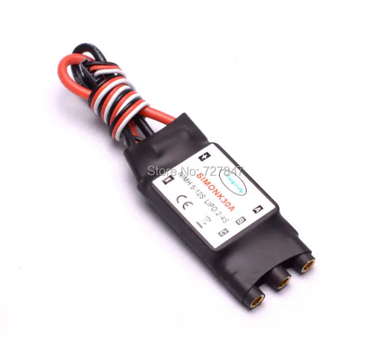 1 шт. 30A SimonK ESC с BEC для радиоуправляемого квадрокоптера вертолета | Игрушки и хобби