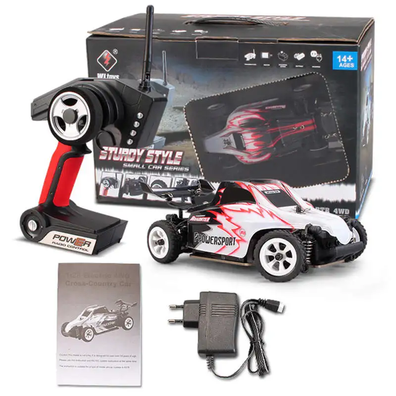 Радиоуправляемый автомобиль WLtoys K979 1:28 внедорожный Багги 2,4G ARR RTR 4WD с бесщеточная модернизация Leopard LBA1625 двигатель QuicRun 30A ESC