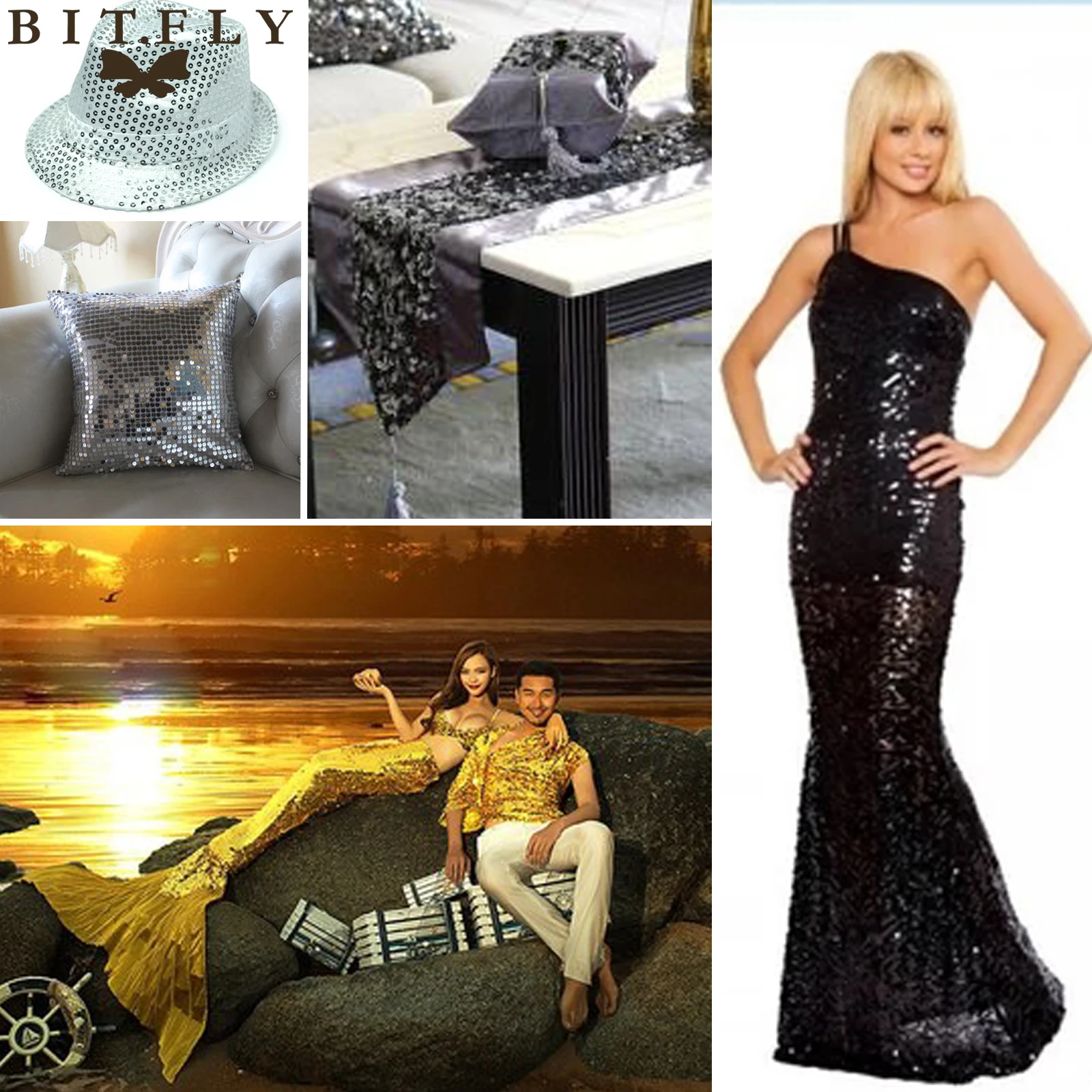 Фон для фотосъемки BITFLY US скатерть с блестками золотой материал|fabric diy|stock fabricfabric