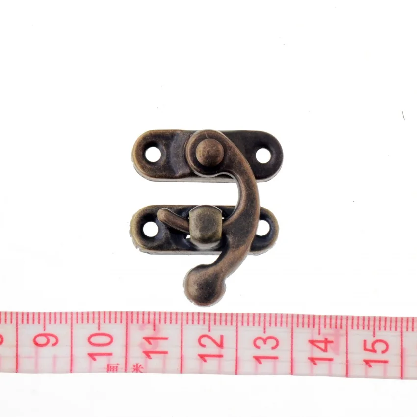 Бесплатная доставка 5 комплектов металлический крюк Коробка защелки застежка