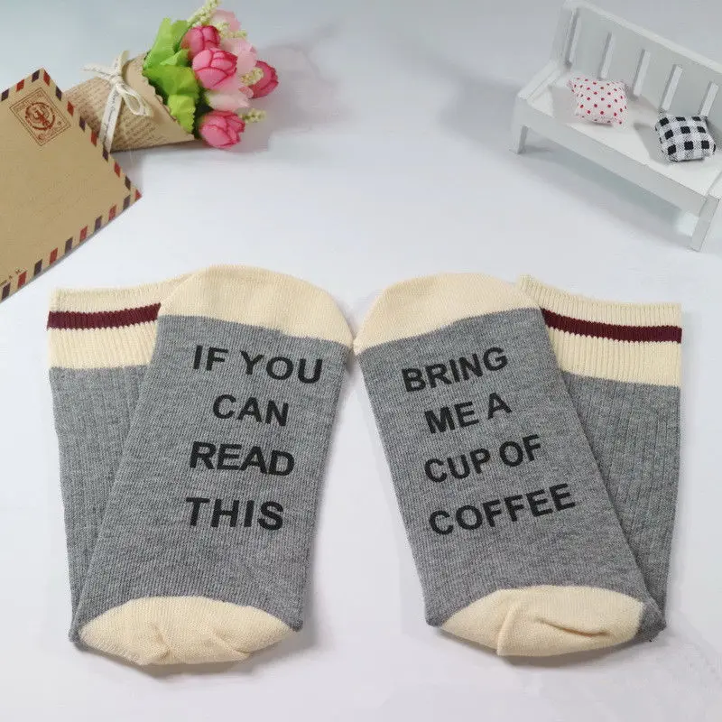 Для женщин мужские унисекс носки с пивными надписями If You Can Read This надписью Bring Me The