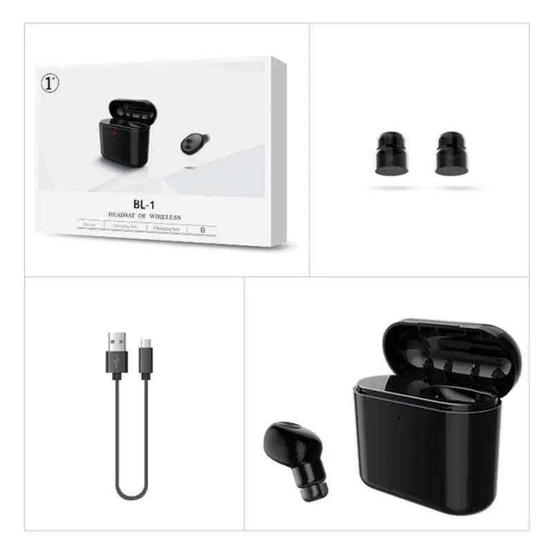 Ostart BL1 TWS Bluetooth наушники беспроводные мини с микрофоном Auriculares музыкальный наушник