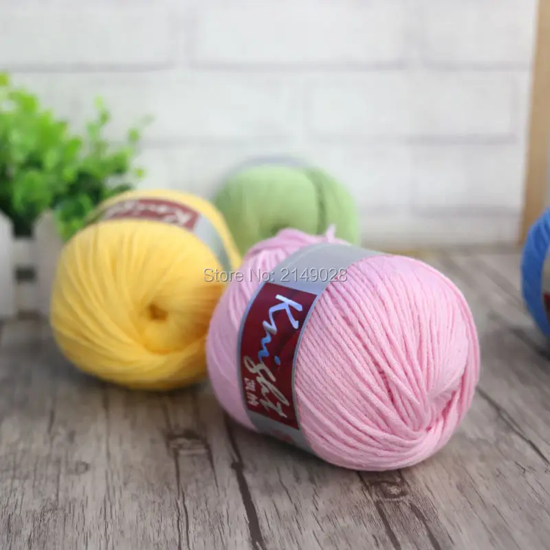 Free Shipping Lamb Wool Biological Cashmere Acrylic Yarn For Hand Knitting Thick Thread Make Scarf Sweater Coat Gloves Hat B | Дом и сад