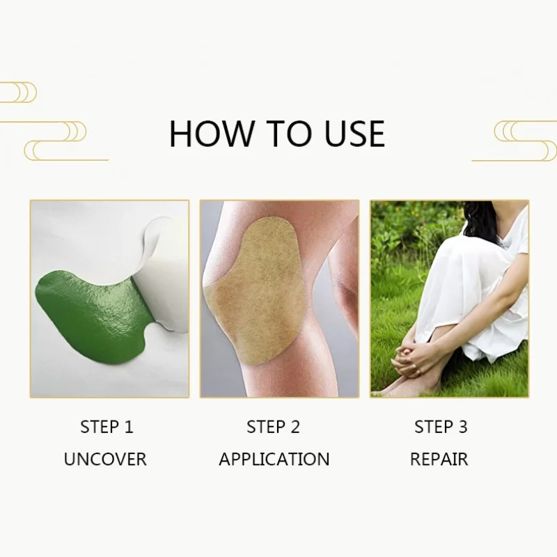 Wormwood Knee Plaster Sticker Extract Joint Ache Pain Relieving Paster Rheumatoid Arthritis Patch | Красота и здоровье