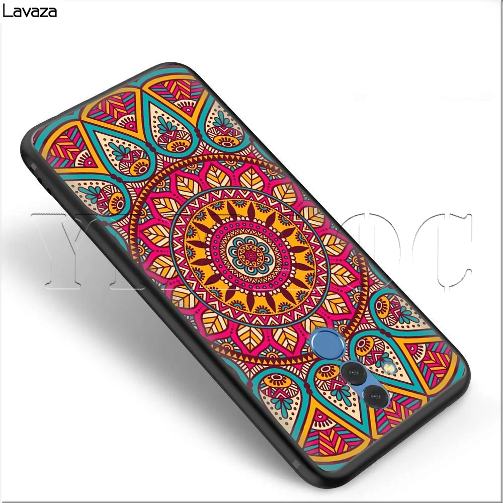 Чехол Lavaza с цветочным узором пейсли и мандалой для Huawei Mate Y7 Y9 P8 P9 P10 P20 P30 Lite Pro P Smart
