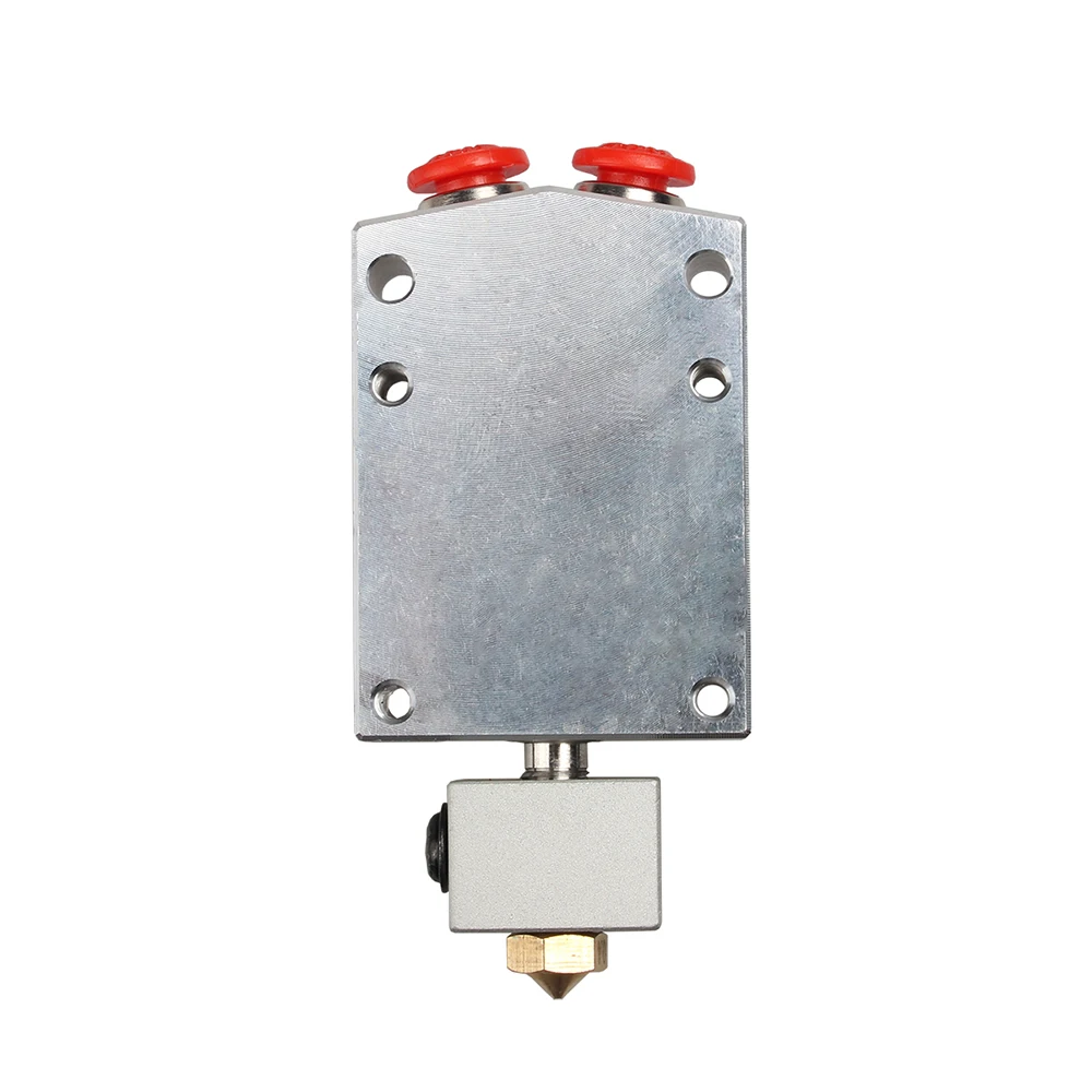3d принтер hotend 2в1 литьевое отверстие двухцветная печать печатающая головка 1 75/0 4 12