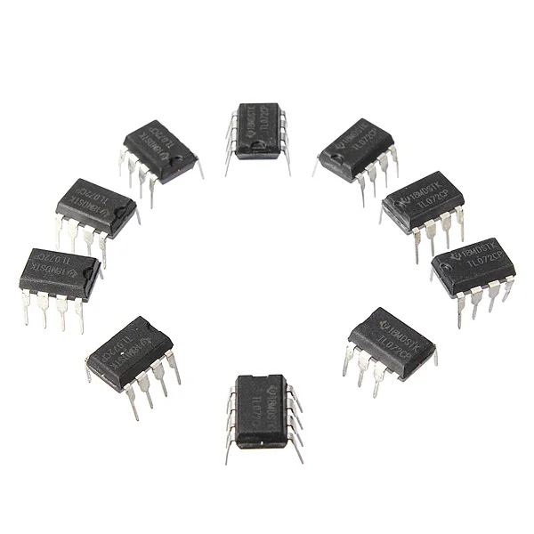 10 шт. TL072 TL072CP DIP8 Chorus Delay Op Amps IC Chips Board Module оптовая продажа | Электронные компоненты и