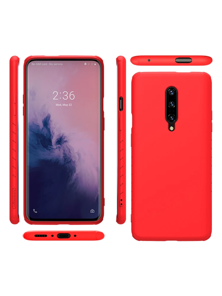 NILLKIN one plus 7 pro Чехол Силиконовый Гладкий защитный чехол на заднюю панель oneplus 7 Pro Чехол oneplus 7pro чехол 6,67 дюймов