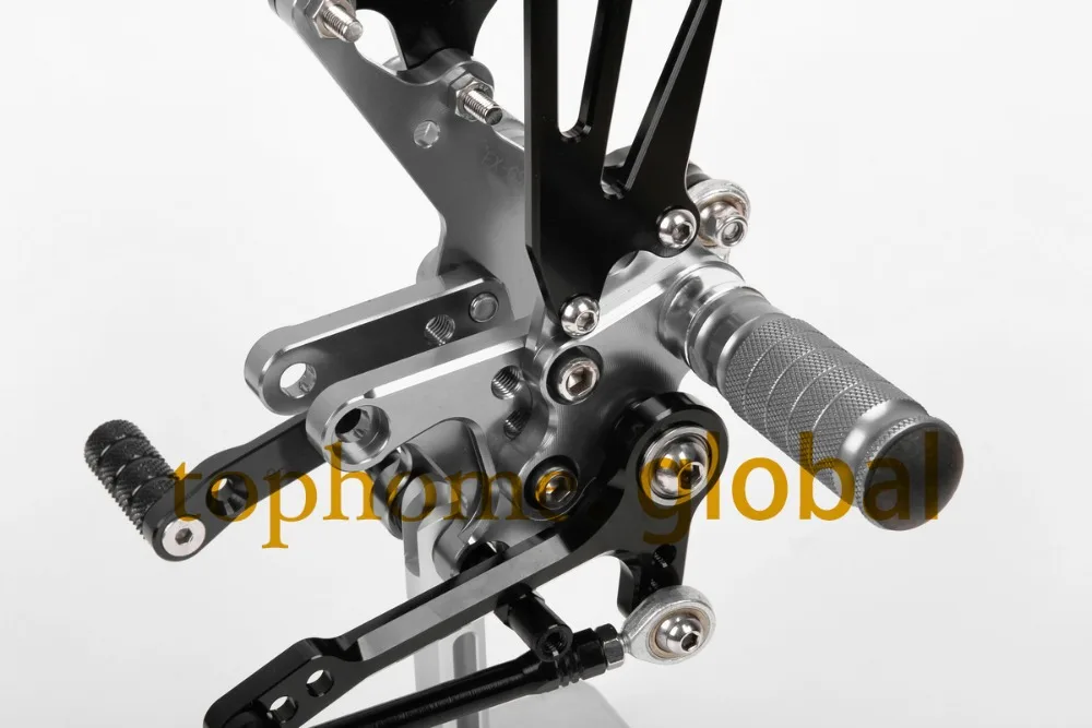 Для Suzuki SV650 SV650S 1999 2009 CNC мотоциклетные Задние подножки Rearset черный и серый 2008 2007 2006