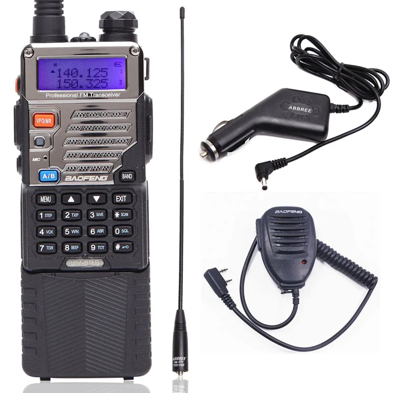 BaoFeng UV 5RE 8 Вт портативная рация высокой мощности CB Ham Радио 3800 мАч батарея 10 км