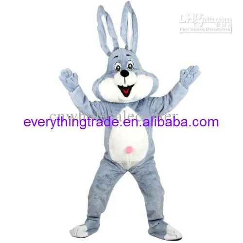 Hot sale 2014 Character Adult lovely cute Easter Rabbit Mascot Costume fancy dress Halloween party costume | Тематическая одежда и