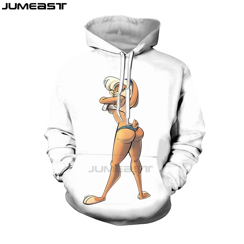 Бренд Jumeast, Мужская/Женская толстовка с 3D принтом, мультфильм, аниме, Багз Банни, длинный рукав, модная кепка, толстовка, спортивный пуловер, толстовки - Цвет: 15