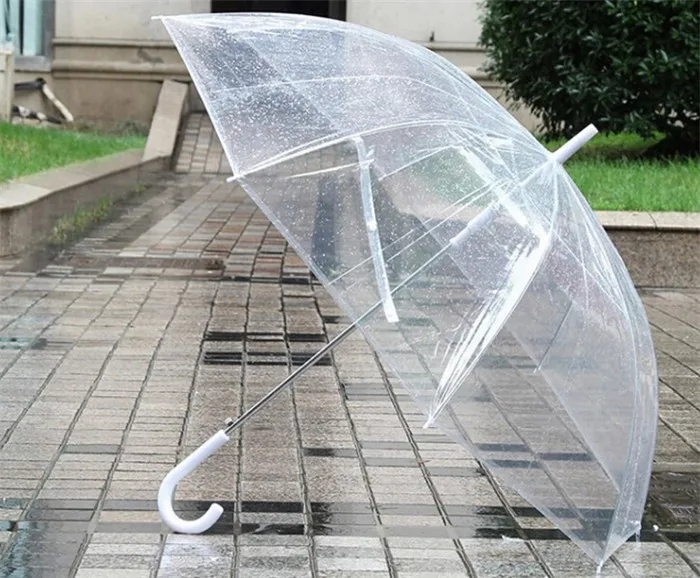 100 шт./лот Зонт Apollo утолщенный ветрозащитный прозрачный пузырьковый глубокий
