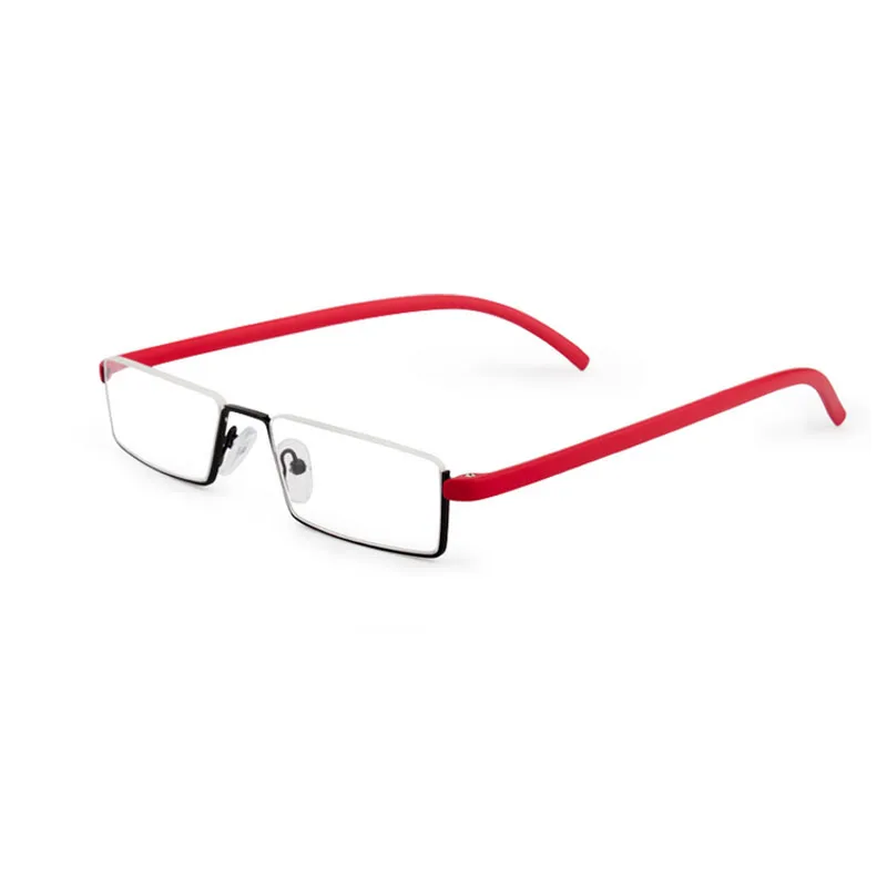 red 1.5 Zilead удобные легкие полуоправы очки для чтения TR90 Смола HD складные очки для дальнозоркости унисекс для женщин и мужчин Мода - Цвет оправы: red 1.5