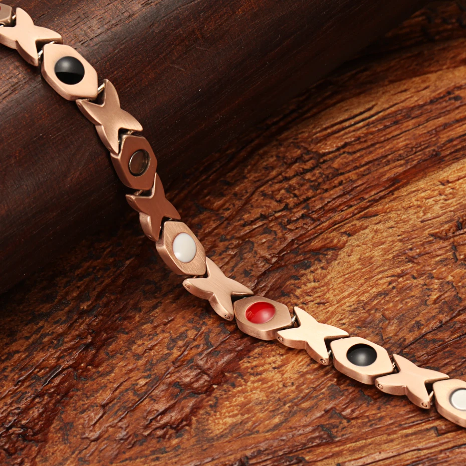 Модный Магнитный титановый браслет WelMag для здоровья спортивные мужские браслеты