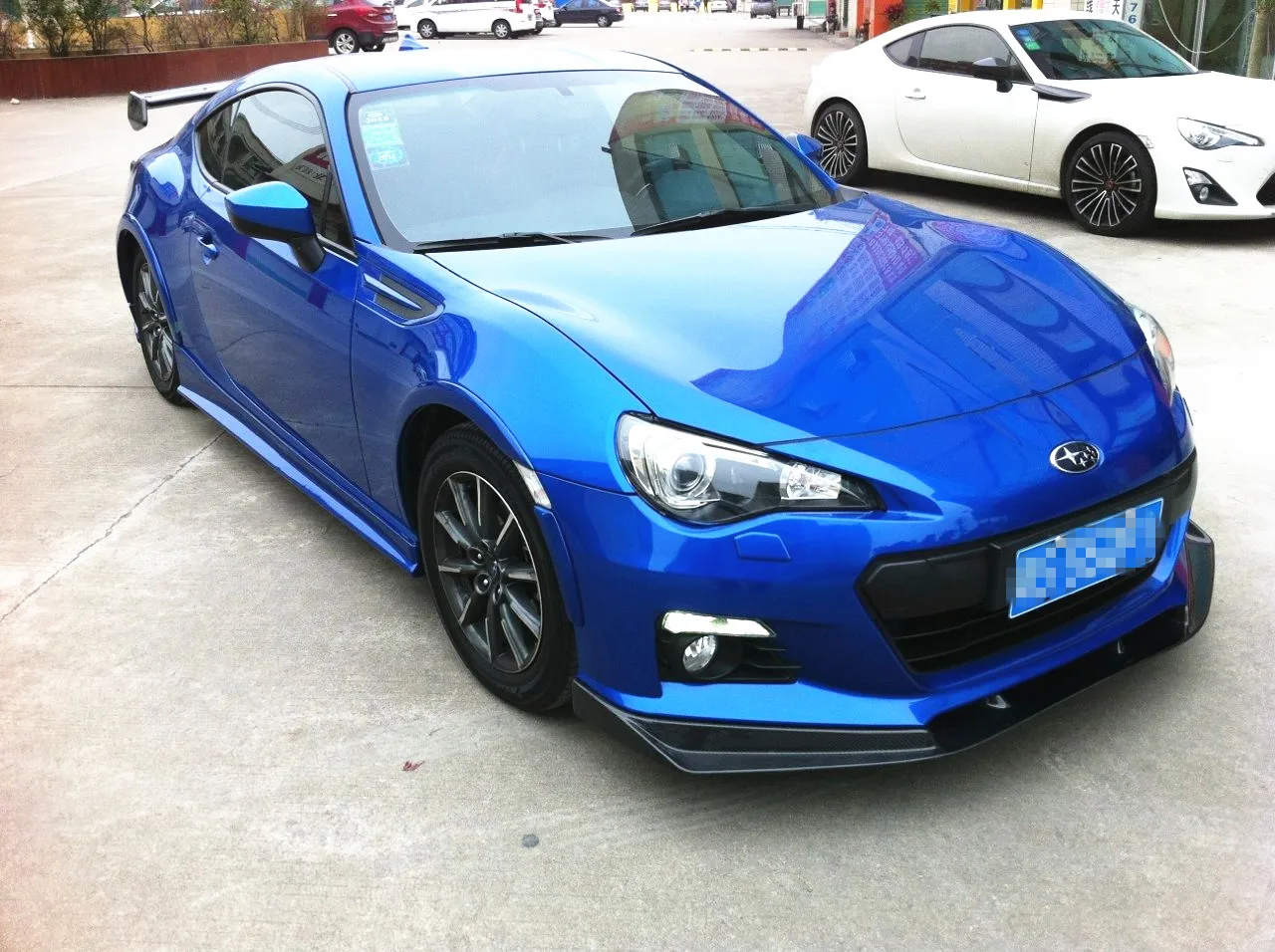 PP Racing Part For Subaru BRZ ZL Style Front &amp Rear Arch Set Body Kit Tuning Trim | Автомобили и мотоциклы
