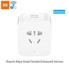 Оригинальная смарт-розетка Xiaomi MiJia Mi, улучшенная версия, беспроводной Wi-Fi пульт дистанционного управления, установка времени, Электростатическая обработка, USB разъем