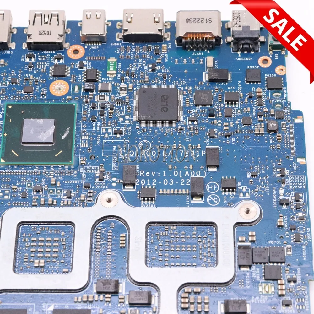 NOKOTION CN-05NJMH 05NJMH 5NJMH QLM00 LA-7841P материнская плата для ноутбука Dell XPS 14 L421x SR0N6 I7-3517U GT630M |