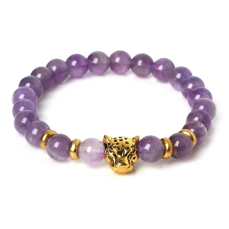 Бусины из натурального камня леопардовая голова тигровый глаз эластичная