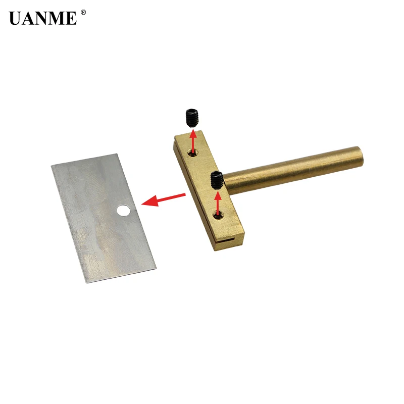 UANME Scraper Tool 60W T Solder Iron Tip with Blade Remove Residue LOCA Adhesive for Cell Phone Screen +T5 Screwdriver | Инструменты