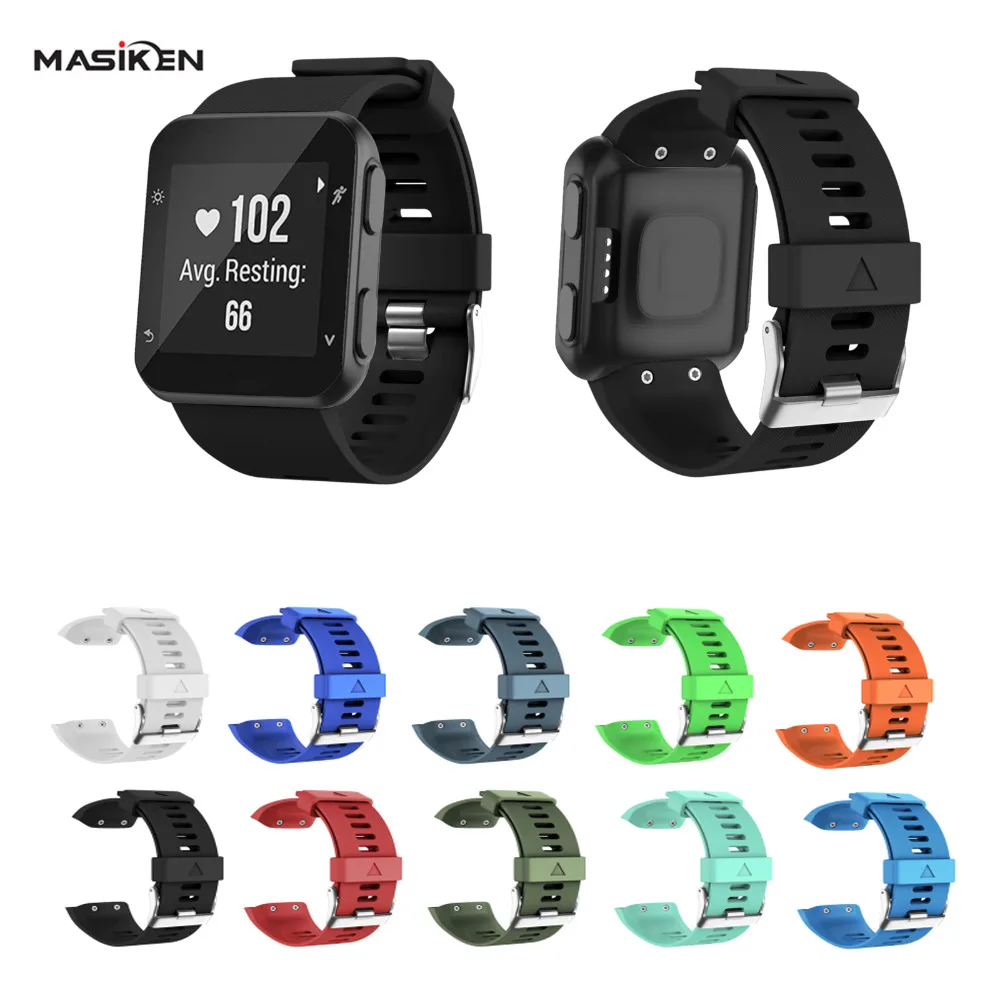 Замена силиконовых наручных часов Ремешок для Garmin Forerunner 35 Смарт часы браслет умные аксессуары
