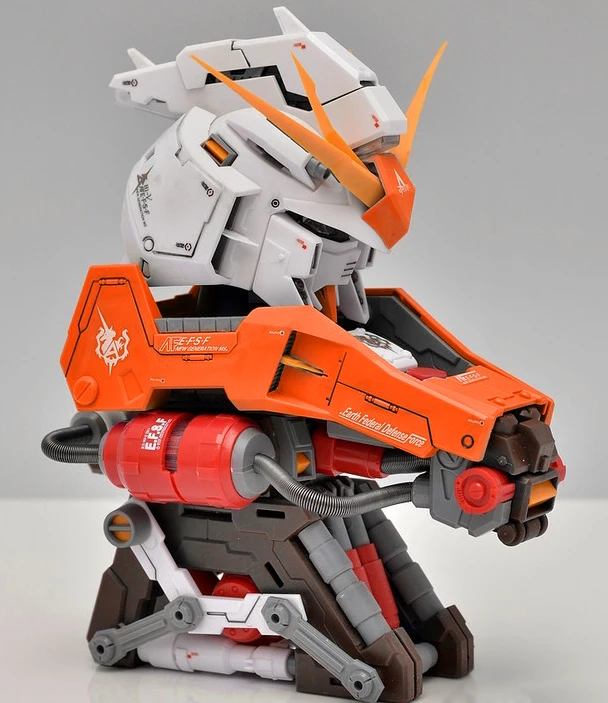 Модели вентиляторов в наличии сборки Gundam Модель 1:35 RX 93 hi V воина гундама голова