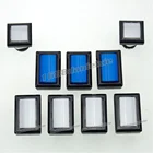 9x Аркада Beatmania IIDX DIY Kit Запчасти LED подсветка прямоугольные кнопки