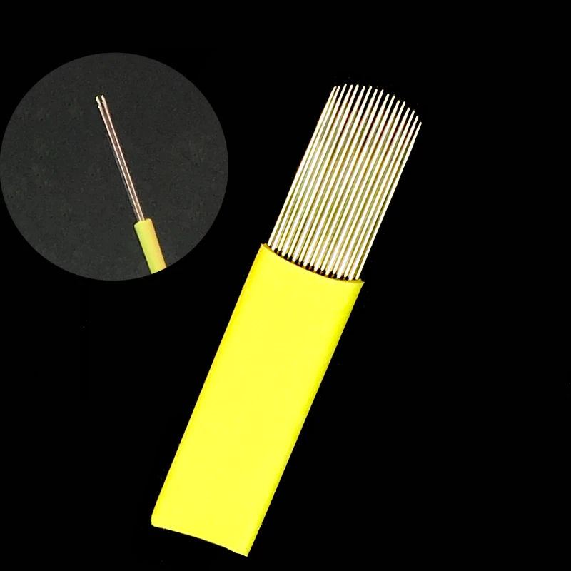 

Double Row 17M1 U Shade Manual Needles For Fog Eyebrow Permanent Makeup Handmade Tattoo Pen Needles Microblading
