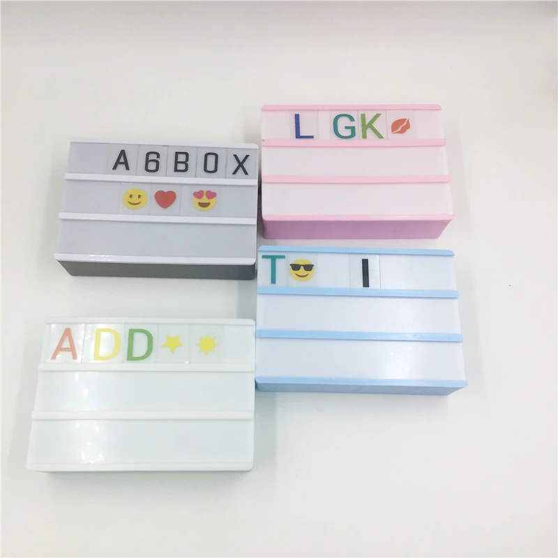 Leedome DIY доска для писем программируемая ночника A6 Размеры Батарея активизация