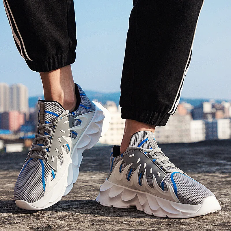 Мужские кроссовки с подсветкой обувь для папы сезон лето Zapatillas Deportivas Hombre модная